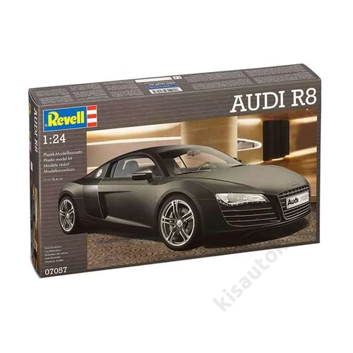 Revell 1:24 Audi R8 Black autó makett