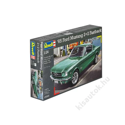 Revell 1:24 '65 Ford Mustang 2+2 Fastback autó makett
