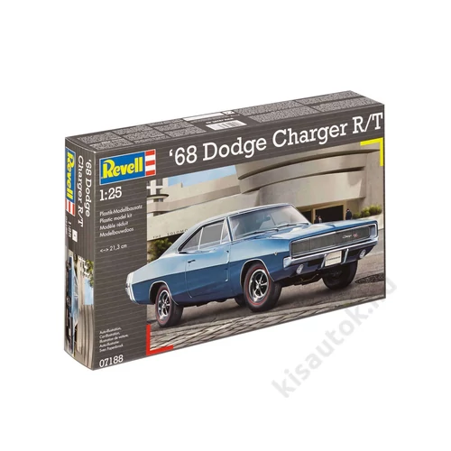 Revell 1:25 '68 Dodge Charger R/T autó makett