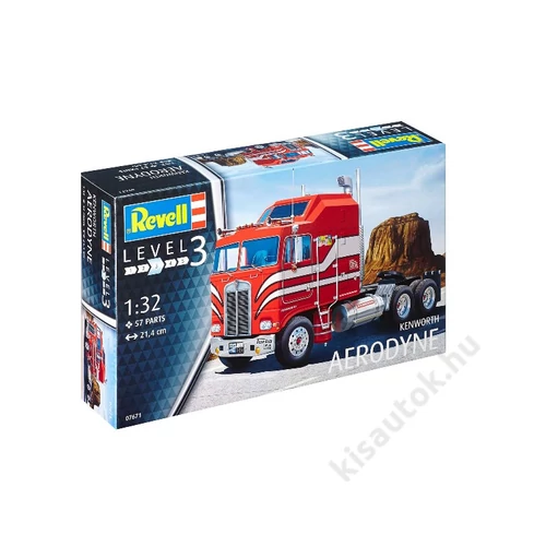 Revell 1:32 Kenworth Aerodyne kamion makett