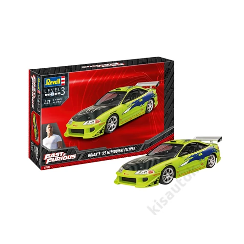 Revell 1:25 Fast & Furious Brian's 1995 Mitsubishi Eclipse autó makett