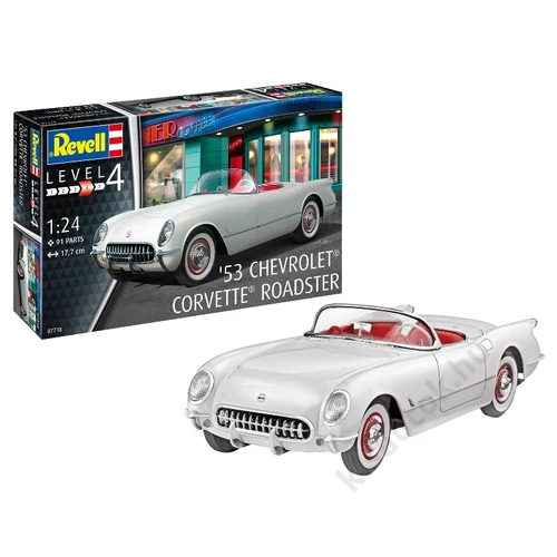 Revell 1:24 1953 Corvette Roadster makett autó