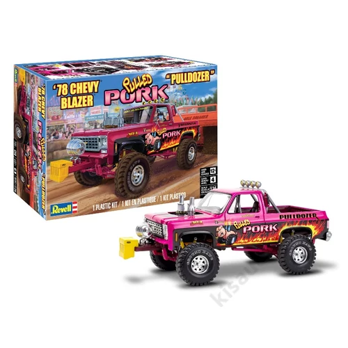 Revell 1:24 '78 Chevy Blazer "Pulldozer" Pulled Pork makett autó