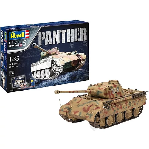 Revell 1:35 Panther Ausf. D Gift SET tank makett