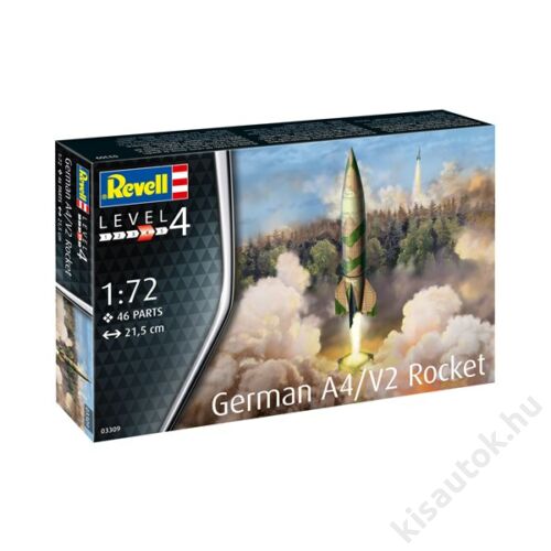 Revell 1:72 German A4/V2 Rocket repülő makett