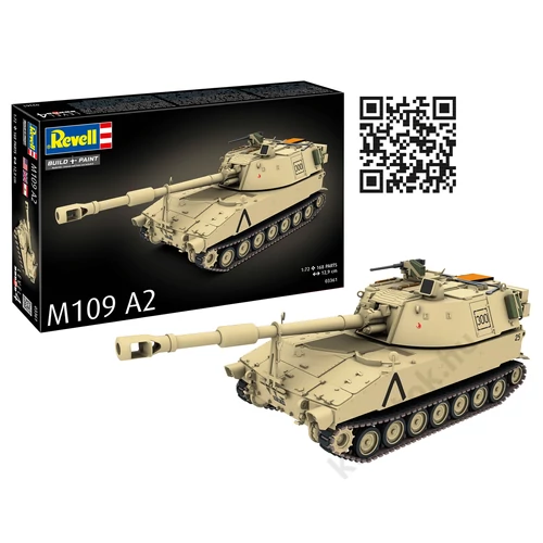 REV-3361 Revell 1:72 M109 A2 makett harcjármu
