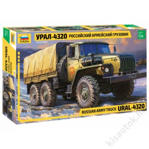 Zvezda 1:35 Russian Army Truck Ural-4320