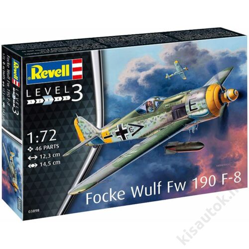 Revell 1:72 Focke Wulf Fw 190 F-8 repülő makett