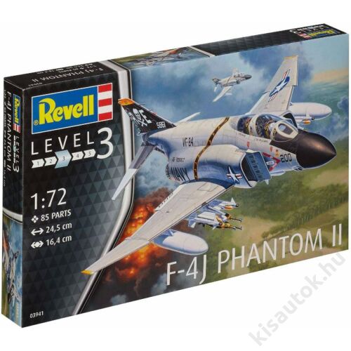 Revell 1:72 F-4J Phantom II repülő makett