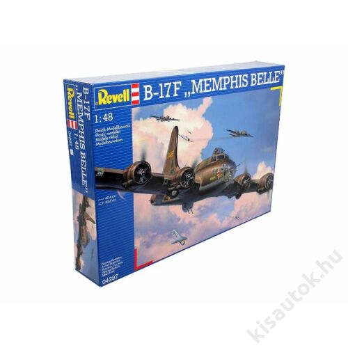Revell 1:48 B-17F "Memphis Belle" repülő makett