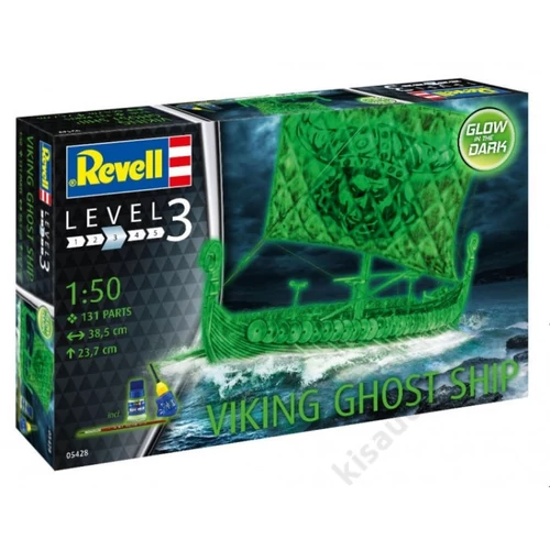 Revell 1:50 Viking Ghost Ship "Glow in the Dark" hajó makett