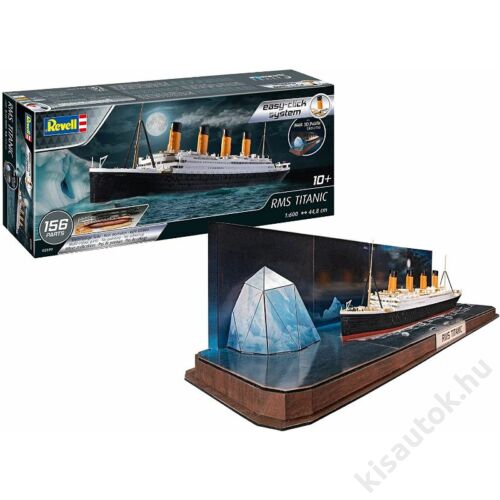 Revell 1:600 RMS Titanic + 3D Puzzle (Jéghegy) Easy-Click SET hajó makett