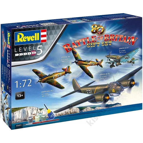 Revell 1:72 Gift Set 80th anniversary Battle of Britain repülő makett