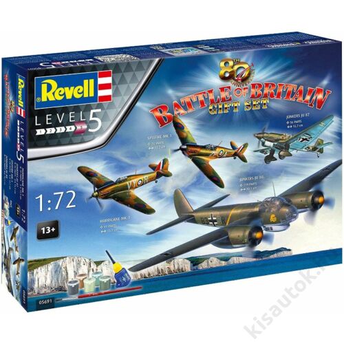 Revell 1:72 Gift Set 80th anniversary Battle of Britain repülő makett