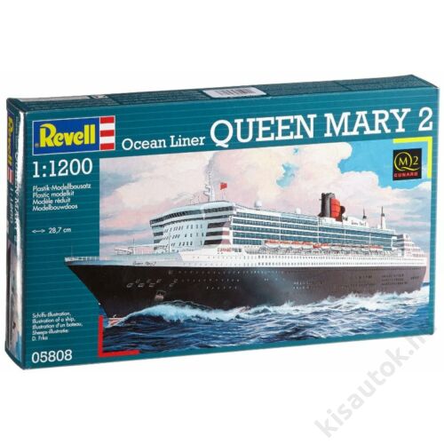 Revell 1:1200 Ocean Liner Queen Mary 2 hajó makett