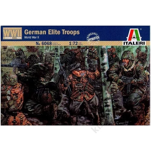 Italeri 1:72 German Elite Troops (WWII) makett figura szett