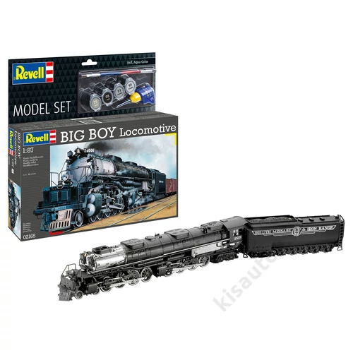 Revell 1:87 Big Boy Locomotive makett készlet kiegészítőkkel