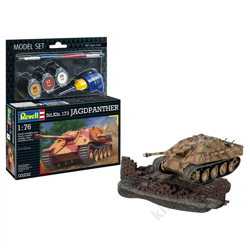 REV-63232 Revell 1:76 Sd.Kfz.173 Jagdpanther makett készlet kiegészítokkel