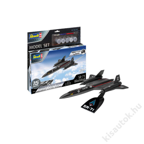 Revell 1:110 SR-71 Blackbird Easy-Click SET repülő makett