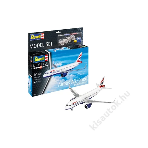Revell 1:144 Airbus A320 neo British Airways SET