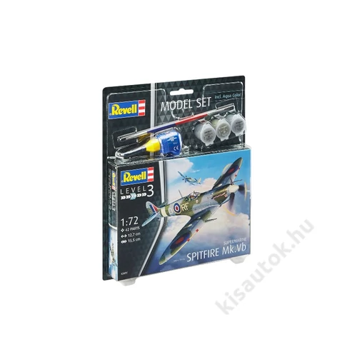 Revell 1:72 Supermarine Spitfire Mk. Vb SET repülő makett