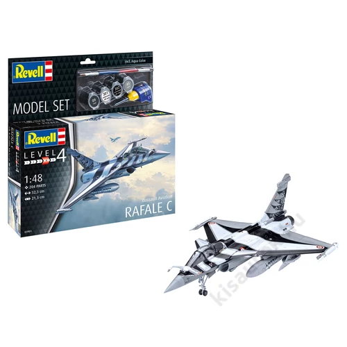 REV-63901 Revell 1:48 Dassault Aviation Rafale C makett készlet kiegészítokkel