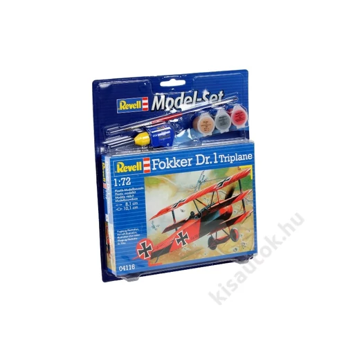 Revell 1:72 Fokker Dr.1 Triplane SET repülő makett