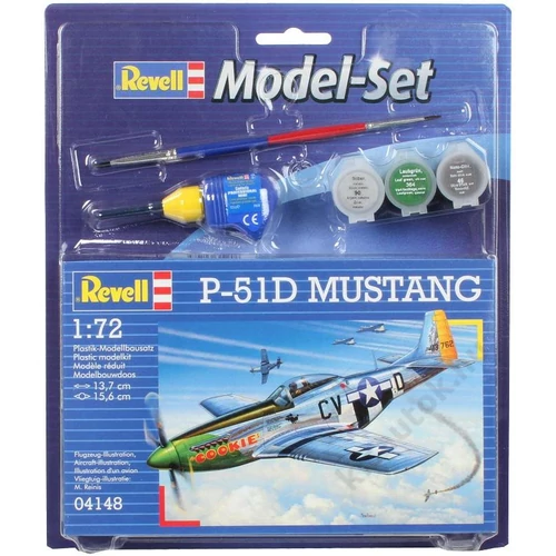 REV-64148 Revell 1:72 P-51D Mustang SET