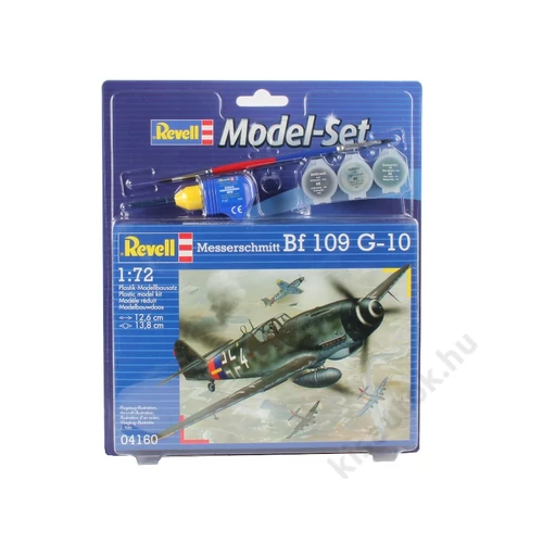 Revell 1:72 Messerscmitt Bf 109 G-10 SET repülő makett