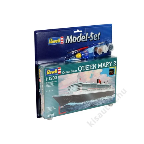 Revell 1:1200 Ocean Liner Queen Mary 2 SET hajó makett