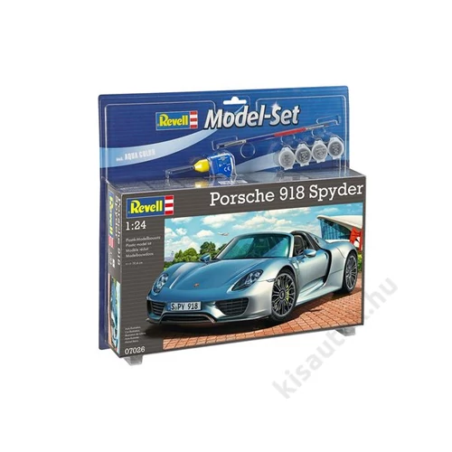 Revell 1:24 Porsche 918 Spyder SET autó makett