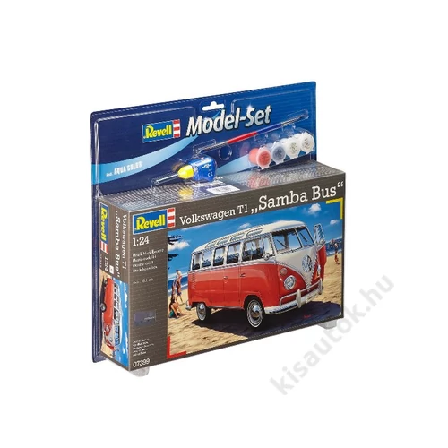 Revell 1:24 Volkswagen T1 Samba Bus SET autó makett