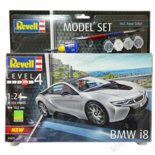 Revell 1:24 BMW i8 SET autó makett