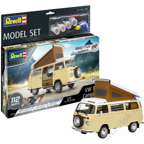 Revell 1:24 VW T2 Camper Easy-Click SET