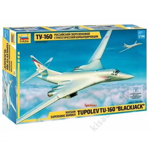 Zvezda 1:144 Russian Supersonic Bomber Tupolev Tu-160 "Blackjack"