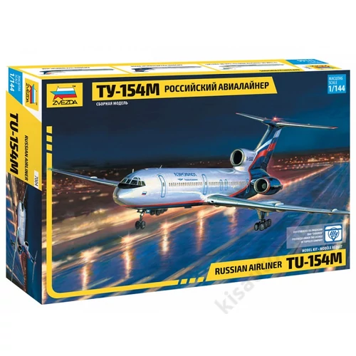 Zvezda 1:144 Russian Airliner Tu-154M