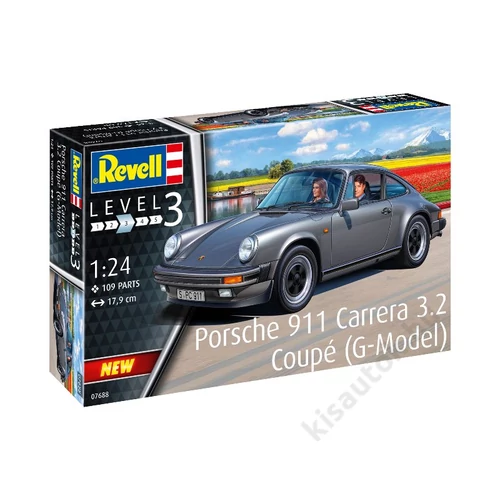REV-7688 Revell 1:24 Porsche 911 Carrera 3.2 Coupé (G-Model)
