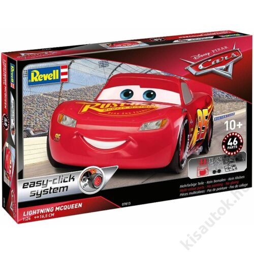 Revell 1:24 Lightning McQueen Easy-Click verdák makett