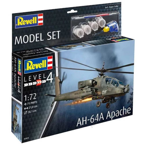 REV-63824 Revell 1:72 AH-64A Apache SET helikopter makett