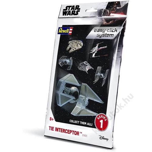 Revell 1:90 Tie Interceptor Easy-Click Star Wars makett