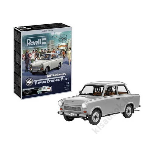 Revell 1:24 60th Anniversary Trabant 601 Exclusive Edition makett autó