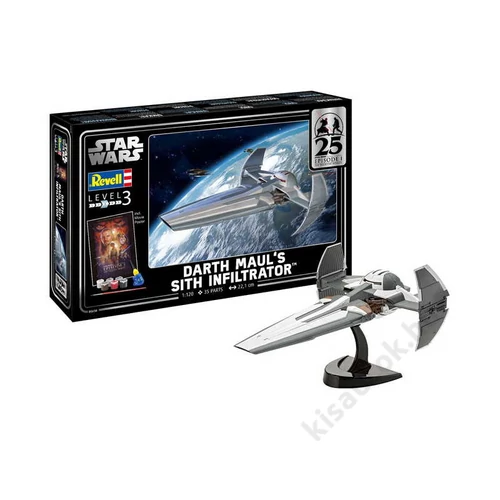 REV-5638 Revell 1:120 Darth Mauls Sith Infiltrator EP1 25th Anniversary SET Star Wars makett