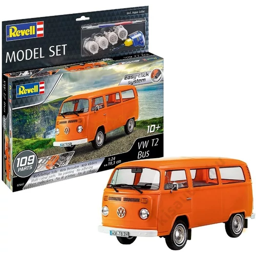 Revell 1:24 VW T2 Bus Easy-Click SET