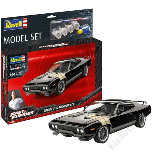 Revell 1:24 Fast & Furious Dominic's '71 Plymouth GTX SET