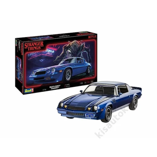 REV-7728 Revell 1:24 Billys Chevy Camaro Stranger Things makett autó