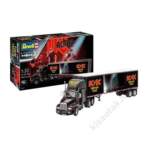 REV-7731 Revell 1:32 AC/DC Tour Truck Power Up makett kamion