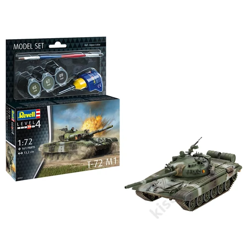 REV-63357 Revell 1:72 T-72 M1 makett készlet kiegészítokkel