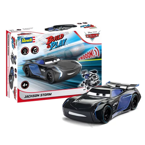 REV-6563 Revell 1:20 Jackson Storm Disney-Cars (hang és fény effekt) Build & Play