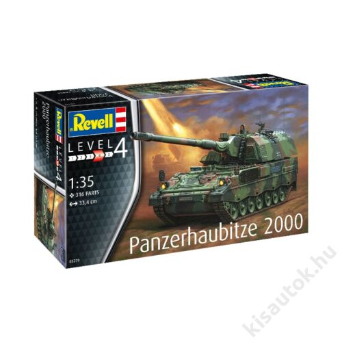 Revell 1:35 Panzerhaubitze 2000 tank makett