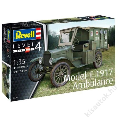 Revell 1:35 Ford Model T 1917 Ambulance autó makett